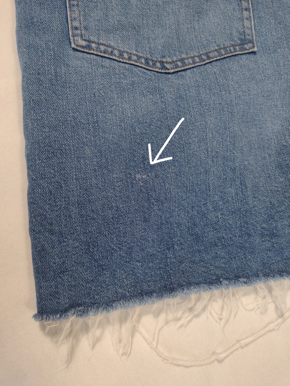 Madewell Button Long Fly Baggy Cuffed Jean Shorts Mifflin Wash Size 33